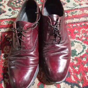 Dexter Men's Burgundy Leather Oxfords 9M